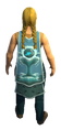 A player wearing a Adept Fisher Cape