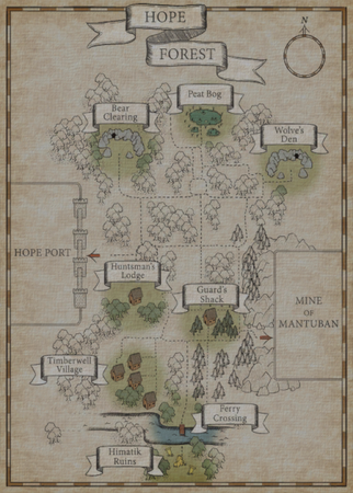 Map of Hopeforest