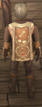 A player wearing a Journeyman Bonewright Cape