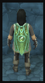 A player wearing a Journeyman Gatherer Cape