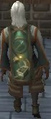 A player wearing a Journeyman Miner Cape