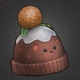 Orange Christmas Pudding Hat.png