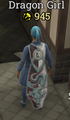 A female player wearing a Ultimate Watchperson Cape